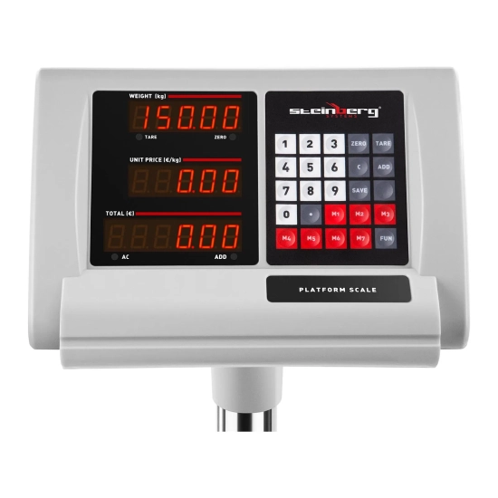 Steinberg Systems Waga platformowa magazynowa licząca 40x50cm zasilacz +