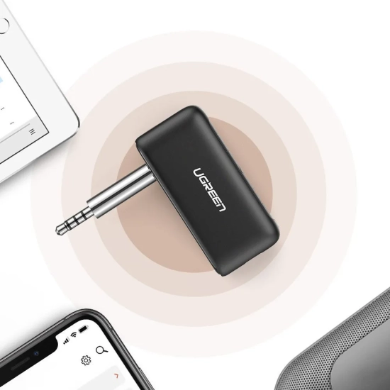 UGREEN Odbiornik dźwięku audio do samochodu Bluetooth 5.0 AUX mini jack