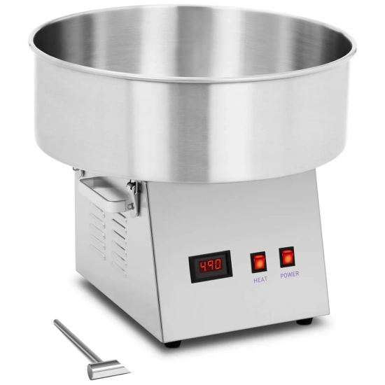 Royal Catering Maszyna do waty cukrowej elektryczna stalowa 52 cm 1080 W