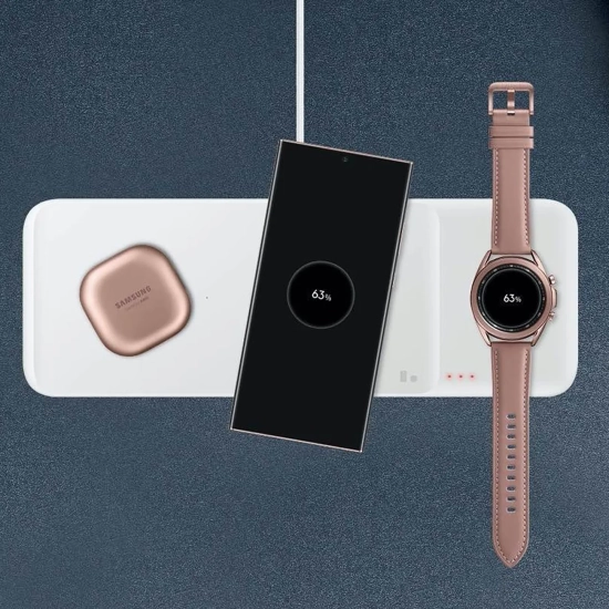 3w1 Ładowarka sieciowa Samsung Trio indukcyjna do telefonu / Galaxy Watch