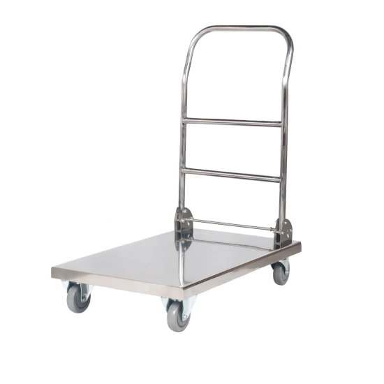 Royal Catering Wózek platformowy składany stalowy HoReCa platforma 70x52cm