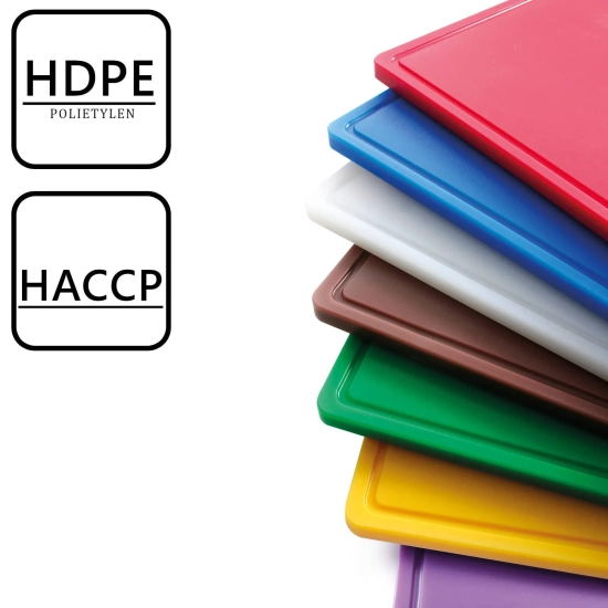 Deska do krojenia HACCP do warzyw GN 1/2 zielona - Hendi 826133