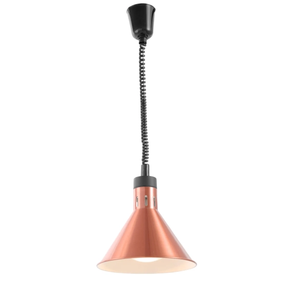 Hendi Lampa do podgrzewania potraw - wisząca stożkowa miedziana 250W