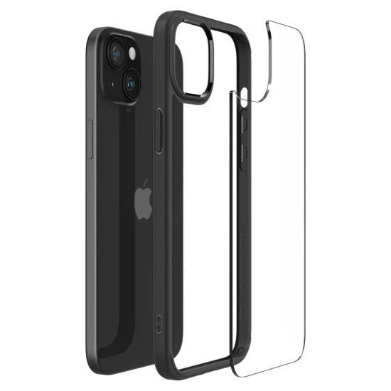 SPIGEN Etui Ultra Hybrid na iPhone 15 czarny mat