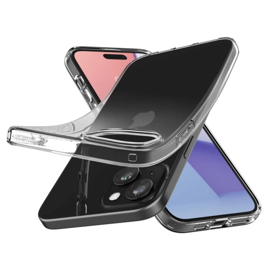 SPIGEN Etui pokrowiec na iPhone 15 Plus Liquid Crystal - przezroczysty