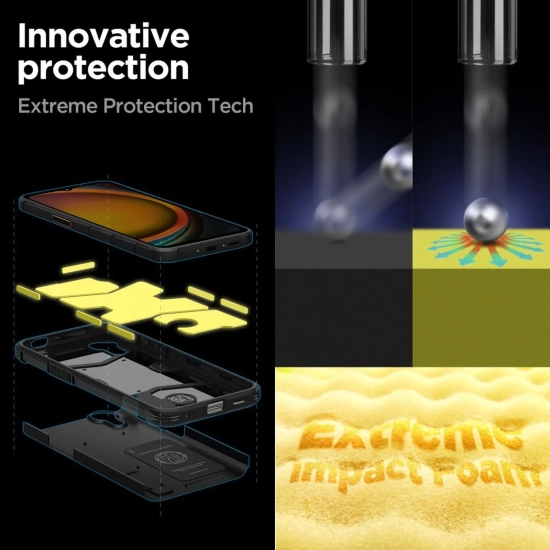 SPIGEN Etui pokrowiec na Samsung Galaxy XCover 7 Tough Armor - czarny