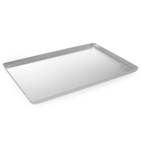 Hendi Taca cukiernicza ekspozycyjna do ciasta 30x20cm - srebrna