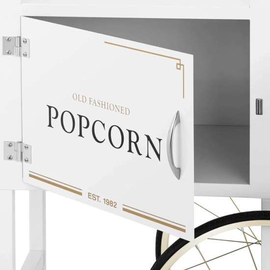Royal Catering Wózek podstawa do maszyny do popcornu z szafką retro 51 x