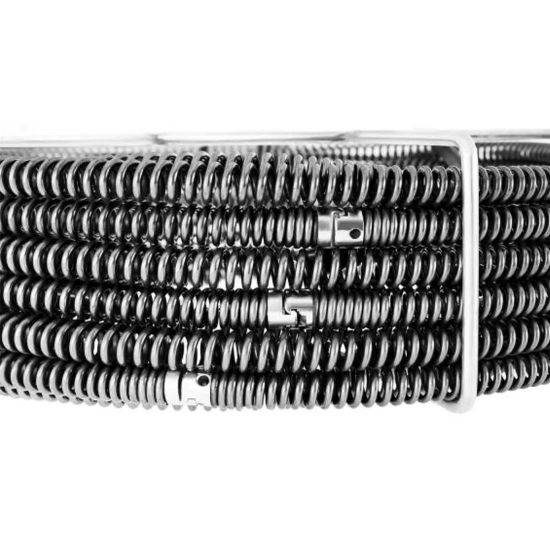 MSW Spirala przepychacz sprężyna do rur hydrauliczna 5 x 2.3 m śr. 16 mm