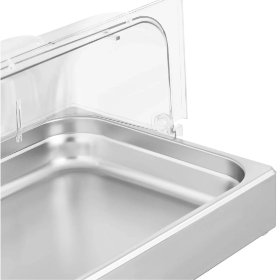 Royal Catering Witryna bufetowa śniadaniowa z pokrywą rolltop GN 1/1 8,5 l