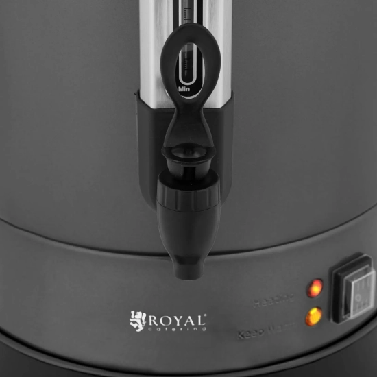 Royal Catering Zaparzacz do kawy herbaty z kranem i tacką ociekową 14 l