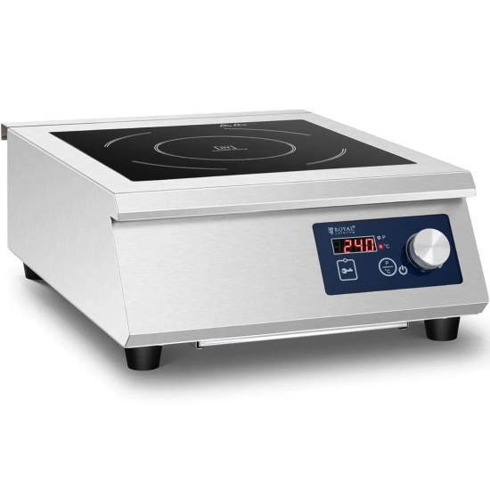 Royal Catering Kuchenka płyta indukcyjna nastawna przenośna śr. 33 cm 5000
