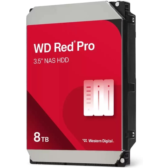 Western Digital Dysk HDD 8 TB Red Pro 256 MB CMR/3,5″ SATA 6 GB/S 7200 RPM