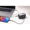 Adapter Verbatim Uniwersalny podróżny CNT-02 GaN III 3 × USB-C PD QC 32127