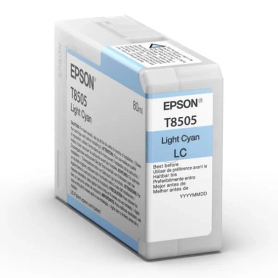 Oryginalny tusz Epson light C13T850500, cyjan, 80 ml