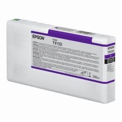 Oryginalny tusz Epson fioletowy C13T913D00, 200 ml