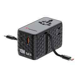 Adapter Verbatim Uniwersalny podróżny GaN III Charge, n 1 × USB-C 30186