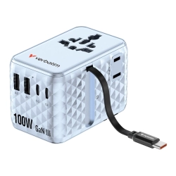 Adapter Verbatim podróżny Charge, n, podróżny GaN III 2 × USB-C 30192