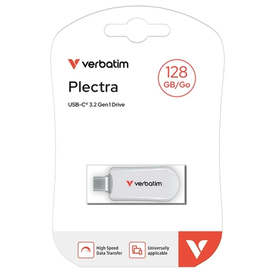 Verbatim Pendrive Plectra 128 GB USB-C 30229