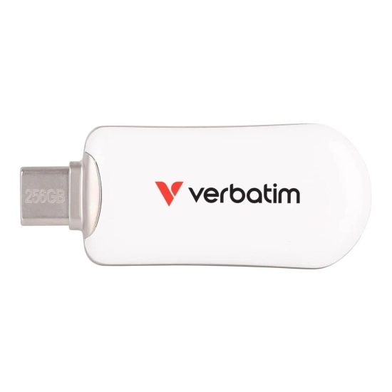 Verbatim Pendrive Plectra 256 GB USB-C 3.2 Gen 1 biały 30230