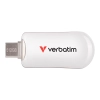 Pendrive Verbatim Plectra 512 GB, model 30231, złącze USB-C, USB 3.2 Gen 1, kolor biały.
