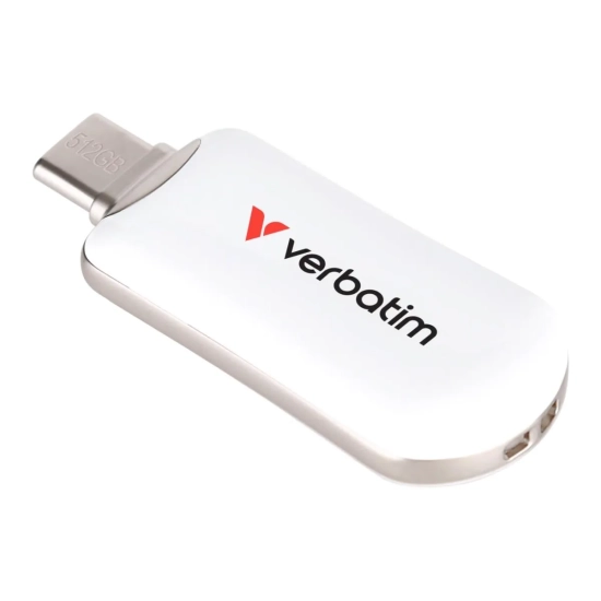 Verbatim Pendrive Plectra 512 GB USB-C biały 30231