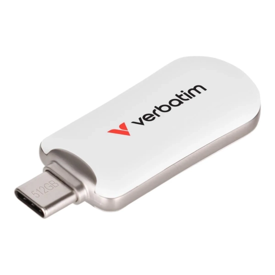 Verbatim Pendrive Plectra 512 GB USB-C biały 30231