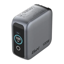 Ładowarka Verbatim Mini GaN 30239 100W z wyświetlaczem