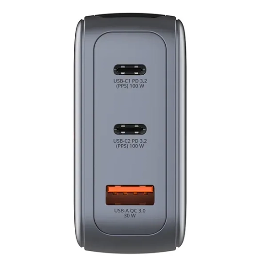 Ładowarka Verbatim Mini GaN 30239 100W z wyświetlaczem
