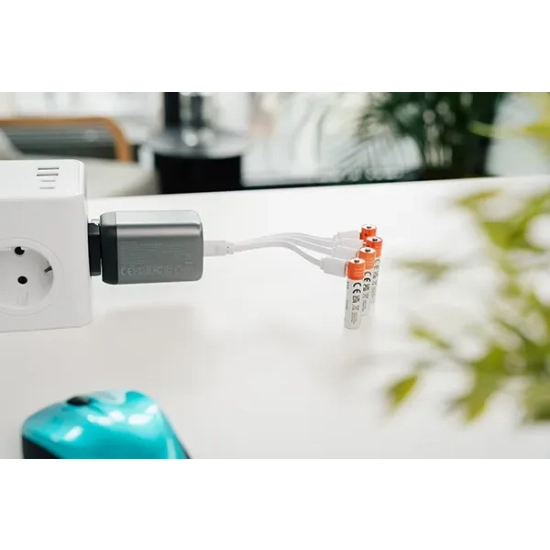 Akumulatorki Verbatim AAA USB-C 500 mAh 30250 4 szt.
