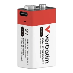 Akumulator Verbatim 9V USB-C 335 mAh 30251