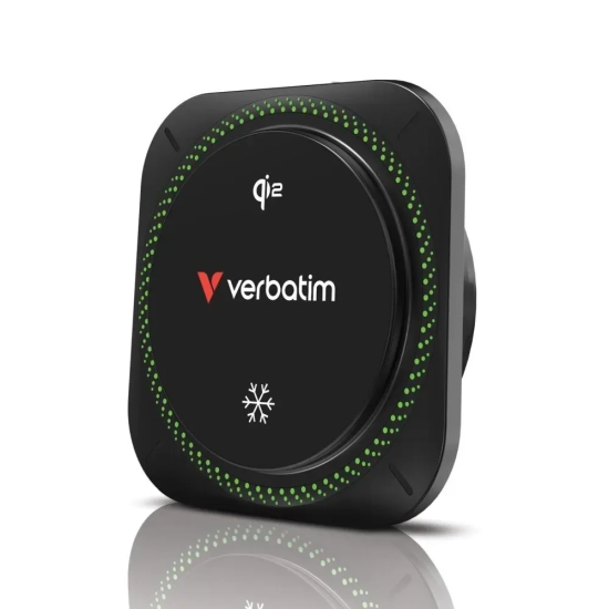 Ładowarka samochodowa Verbatim Charge n Drive Qi2 RGB 31860