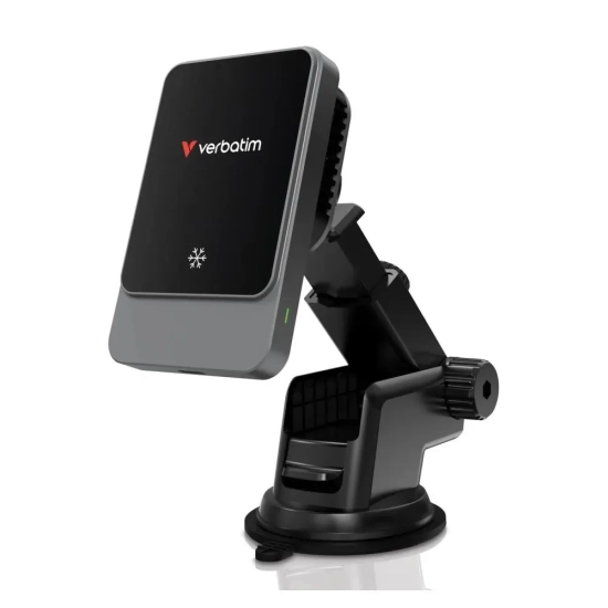 Ładowarka samochodowa Verbatim Charge n Drive 31862 Qi RGB