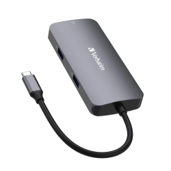 Hub USB Verbatim z 5 portami, szary, długość przewodu 15 cm 32150