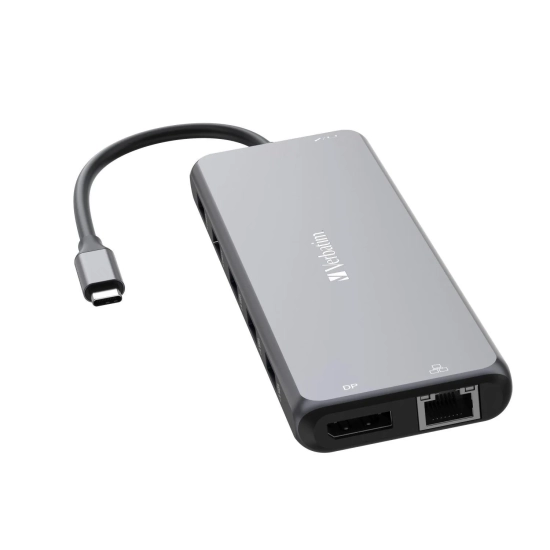 Hub USB Verbatim z 13 portami, szary, długość przewodu 20 cm 32153