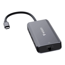 Hub USB-C Verbatim Essentials 6-port 32157 HDMI RJ45 PD 100 W – widok dokładnego wariantu 32157.