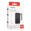 Dysk zewnętrzny SSD Verbatim Pocket czarny/szary, 2000 GB, czarny 32194