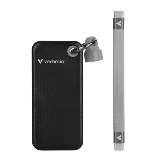 Dysk zewnętrzny SSD Verbatim Pocket czarny/szary, 2000 GB, czarny 32194