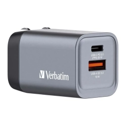 Ładowarka Verbatim GaN 32200 35W USB-C + USB-A