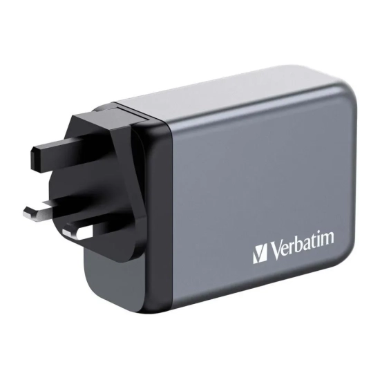 Ładowarka Verbatim GaN 32205 240W 3x USB-C + USB-A
