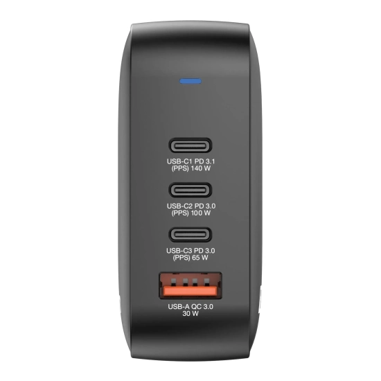 Ładowarka Verbatim Mini GaN 32216 165W 3x USB-C + USB-A