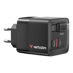 Ładowarka Verbatim GaN 32217 65W ze zwijanym USB-C