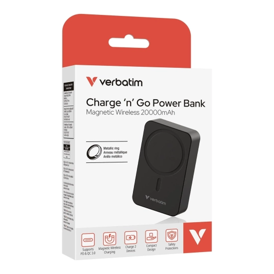 Powerbank Verbatim Charge 'n' Go Essentials 20000 mAh 32223 czarny