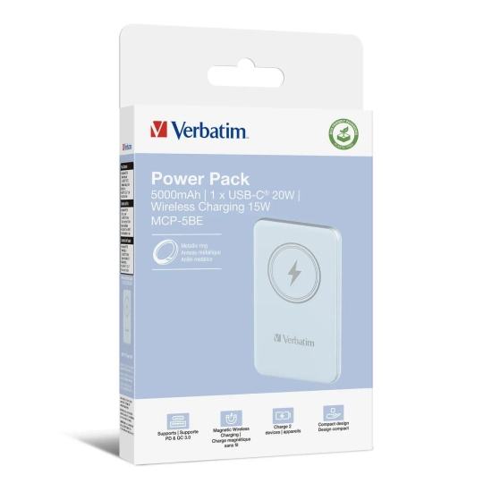 Powerbank Verbatim Charge 'n' Go 5000 mAh 32242 niebieski