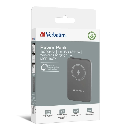 Powerbank Verbatim Charge 'n' Go 10000 mAh 32249 szary