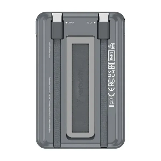 Powerbank Verbatim Charge 'n' Go 32251 5000mAh 20W szary