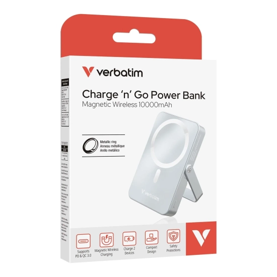 Powerbank Verbatim Charge 'n' Go 32266 10000mAh 20W niebieski