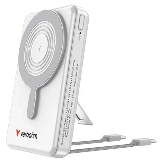 Powerbank Verbatim Charge 'n' Go 32273 10000mAh 20W srebrny