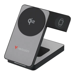 Powerbank Verbatim Charge 'n' Go Qi2 32295 10000 mAh 30W szary Powerbank Verbatim Charge 'n' Go Qi2 32295 10000 mAh 30W szary