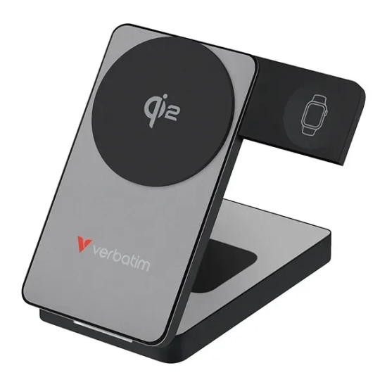 Powerbank Verbatim Charge 'n' Go Qi2 32295 10000 mAh 30W szary